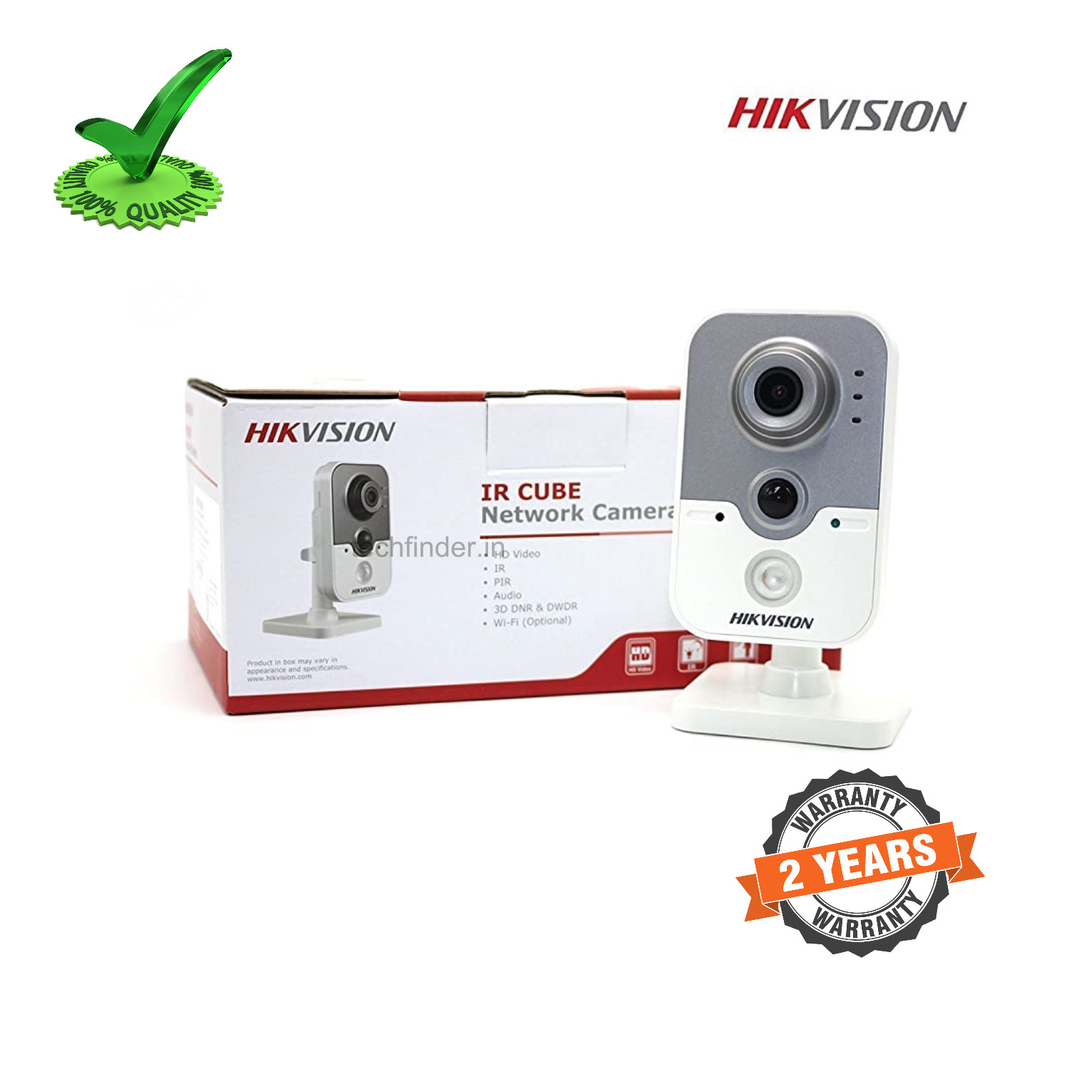 Hikvision DS-2CD141PF-I(W) 1mp Wi-Fi Alarm Pro Cube Camera