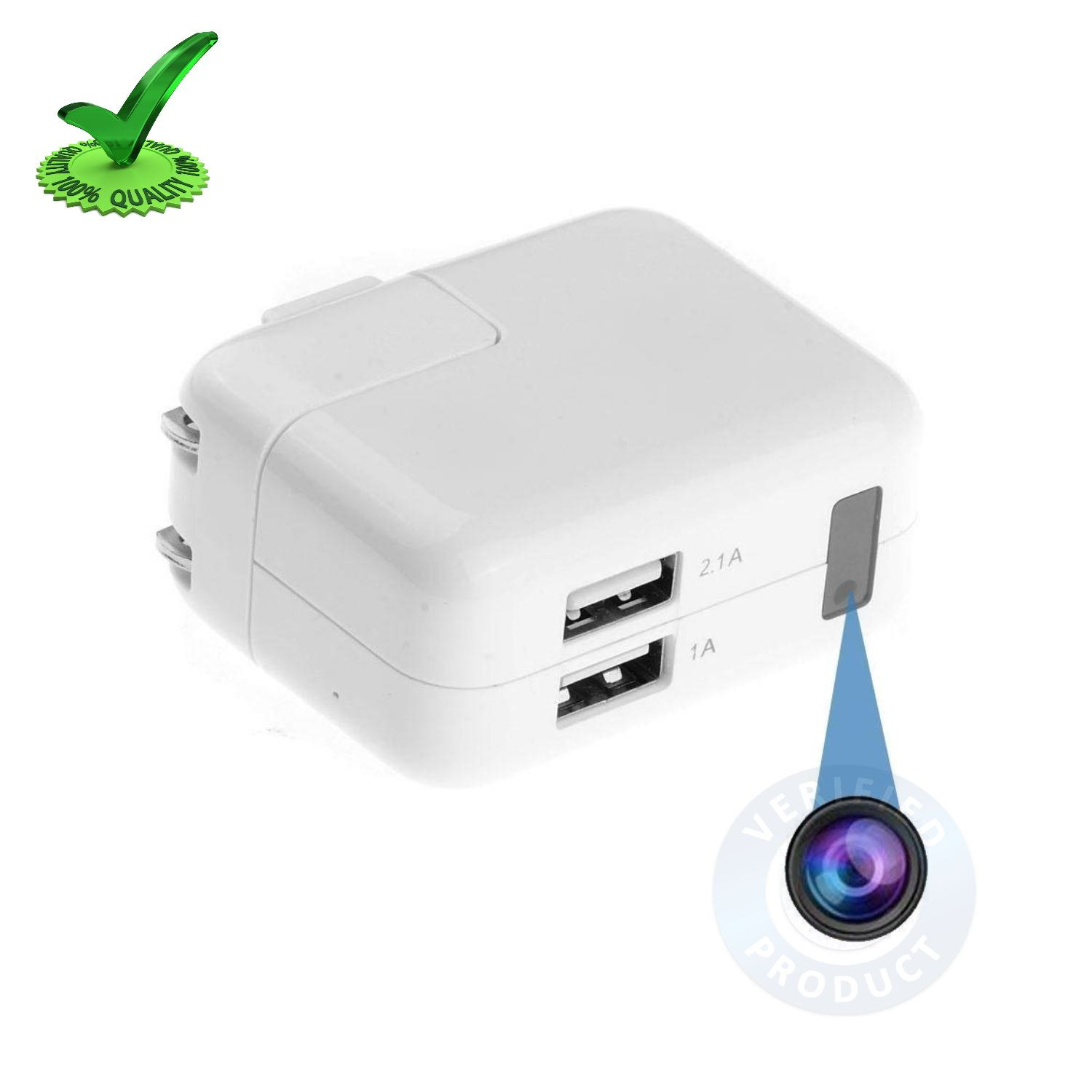 4k Wi-Fi Spy Hidden Camera with Recorder in Apple Usb Charger